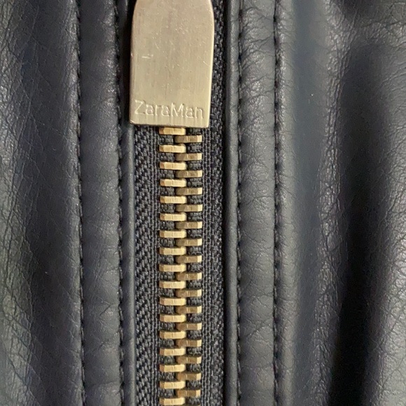 NWT Zara Man sz large fits slim, Navy Blue - Picture 5 of 6